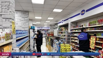 Zabıta ekipleri marketlerde gıda denetimi yaptı