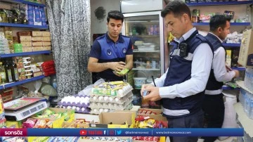 Zabıta ekipleri okullar b&ouml;lgesindeki marketleri denetledi