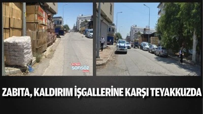 Zabıta, kaldırım işgallerine karşı teyakkuzda