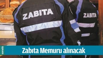 ZABITA MEMURU ALINACAK