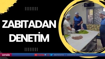 Zabıtadan denetim