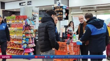 Zabıtadan fiyat etiketi denetimi