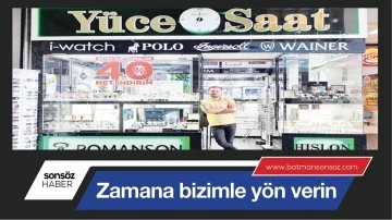 Zamana bizimle y&ouml;n verin
