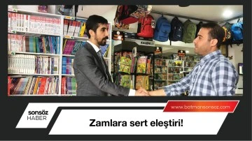 Zamlara sert eleştiri!