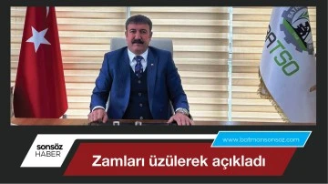 Zamları &uuml;z&uuml;lerek a&ccedil;ıkladı
