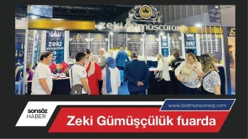 Zeki G&uuml;m&uuml;ş&ccedil;&uuml;l&uuml;k fuarda