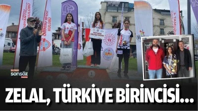 Zelal, T&uuml;rkiye Birincisi&hellip;