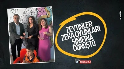 Zeytinler, zeka oyunları sınıfına d&ouml;n&uuml;şt&uuml;