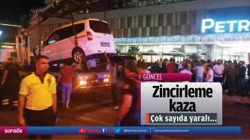 Zincirleme kaza: &ccedil;ok sayıda yaralı...