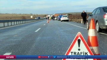 Zincirleme trafik kazasında 6 kişi yaralandı