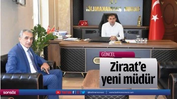Ziraat&rsquo;e yeni m&uuml;d&uuml;r