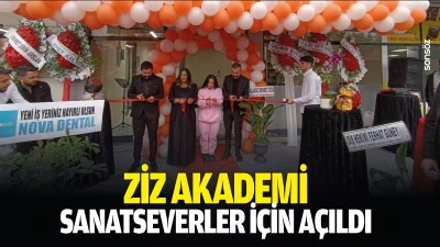 ZİZ Akademi, sanatseverler i&ccedil;in a&ccedil;ıldı