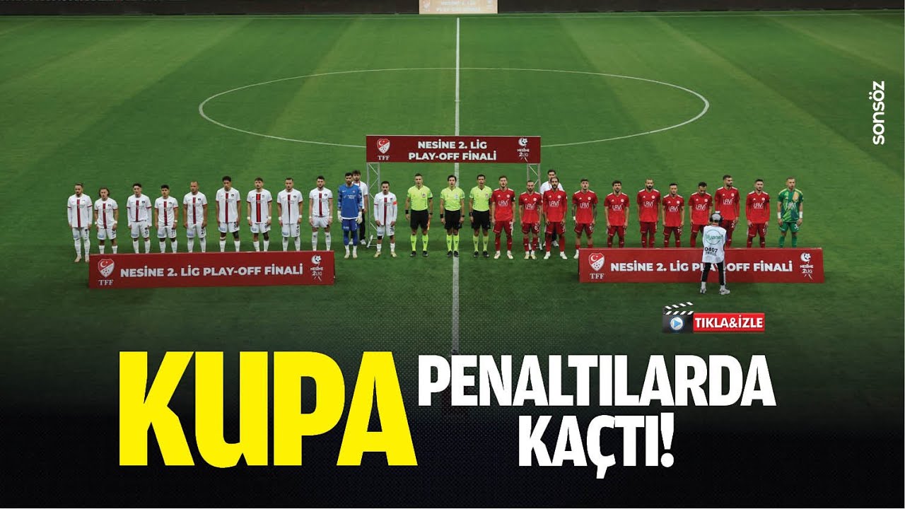 Petrolspor-Vanspor I Kupa penaltılarda ka&ccedil;tı! İşte penaltılar