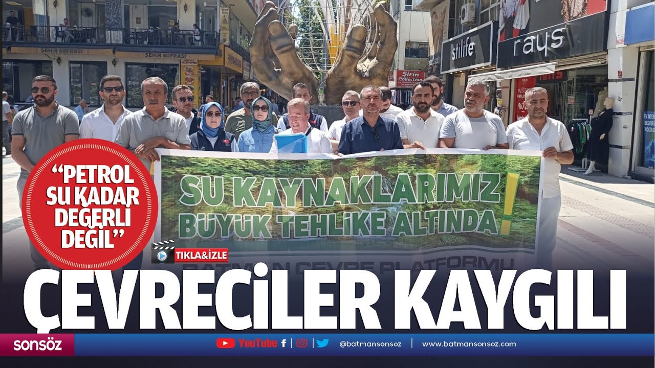 &Ccedil;evreciler kaygılı; &ldquo;Petrol, su kadar değerli değil&hellip;&rdquo;
