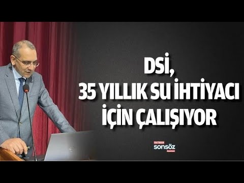 DSİ, 35 yıllık su ihtiyacı i&ccedil;in &ccedil;alışıyor