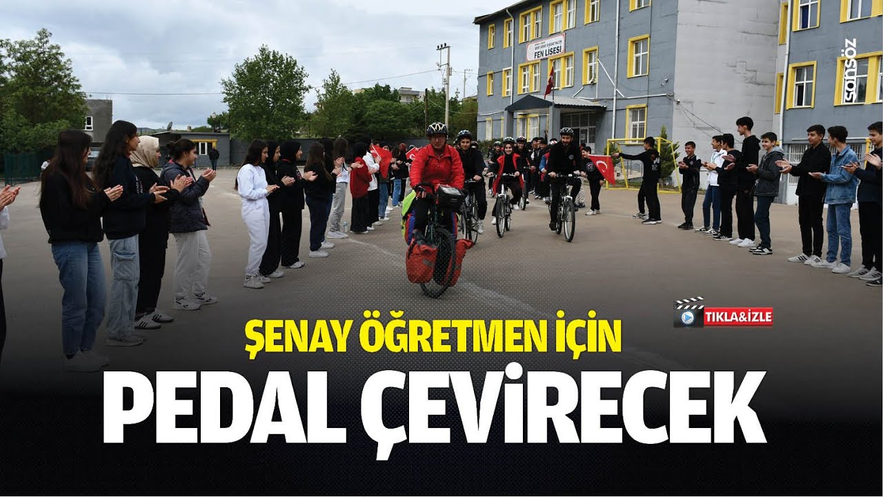 Şenay &Ouml;ğretmen i&ccedil;in pedal &ccedil;evirecek