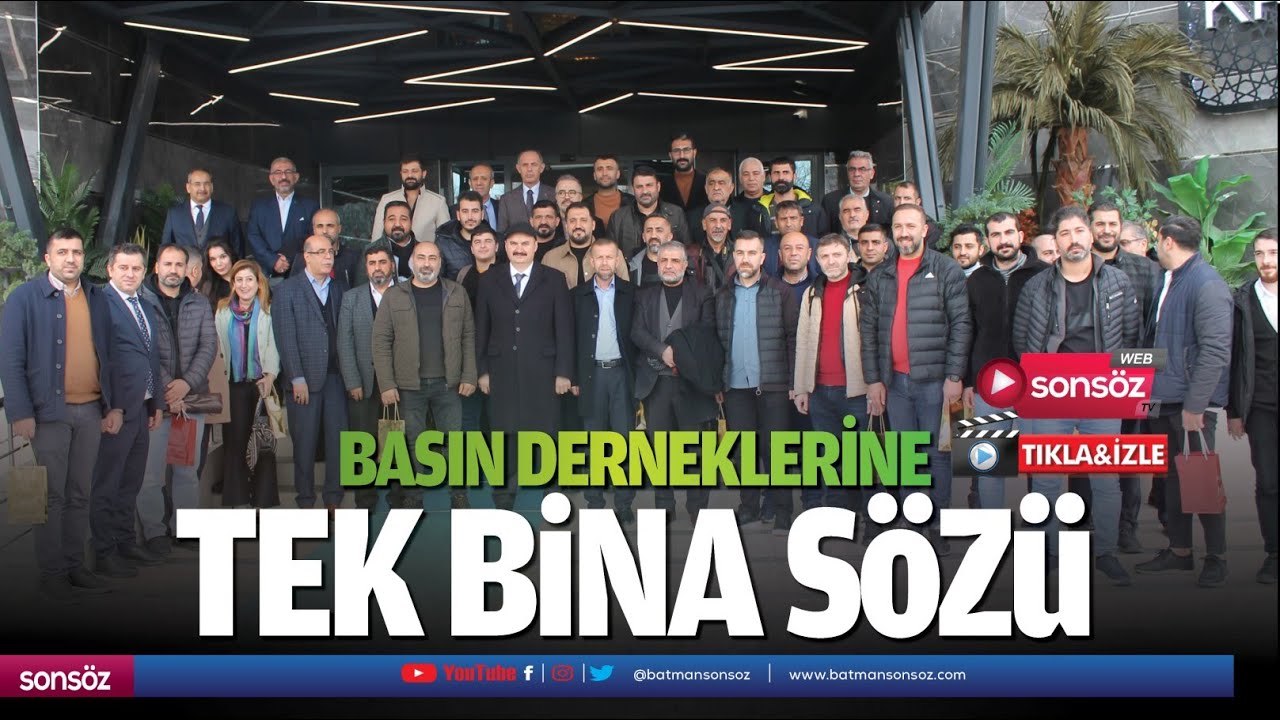 Basın derneklerine tek bina s&ouml;z&uuml;