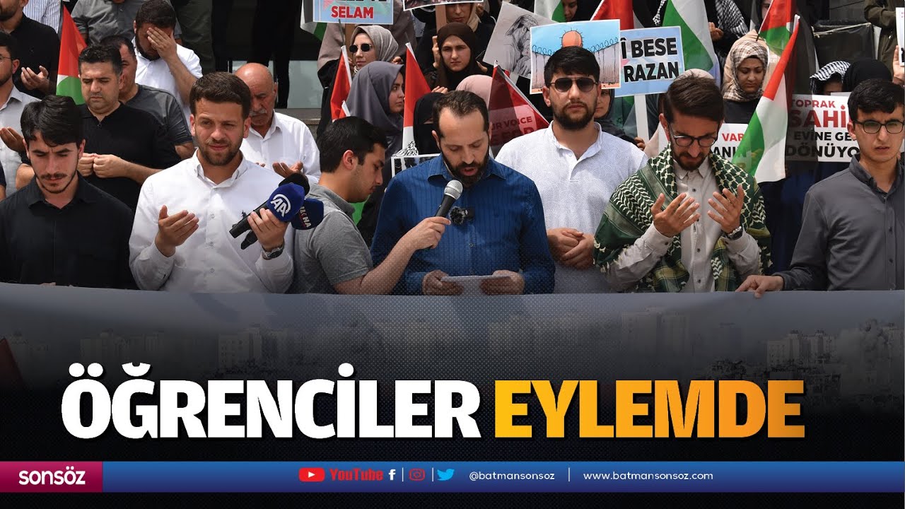 &Ouml;ğrenciler eylemde&hellip;