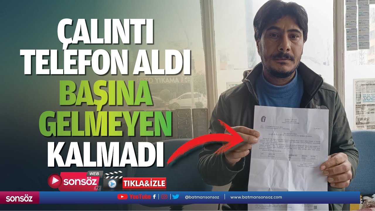 &Ccedil;alıntı telefon aldı, başına gelmeyen kalmadı