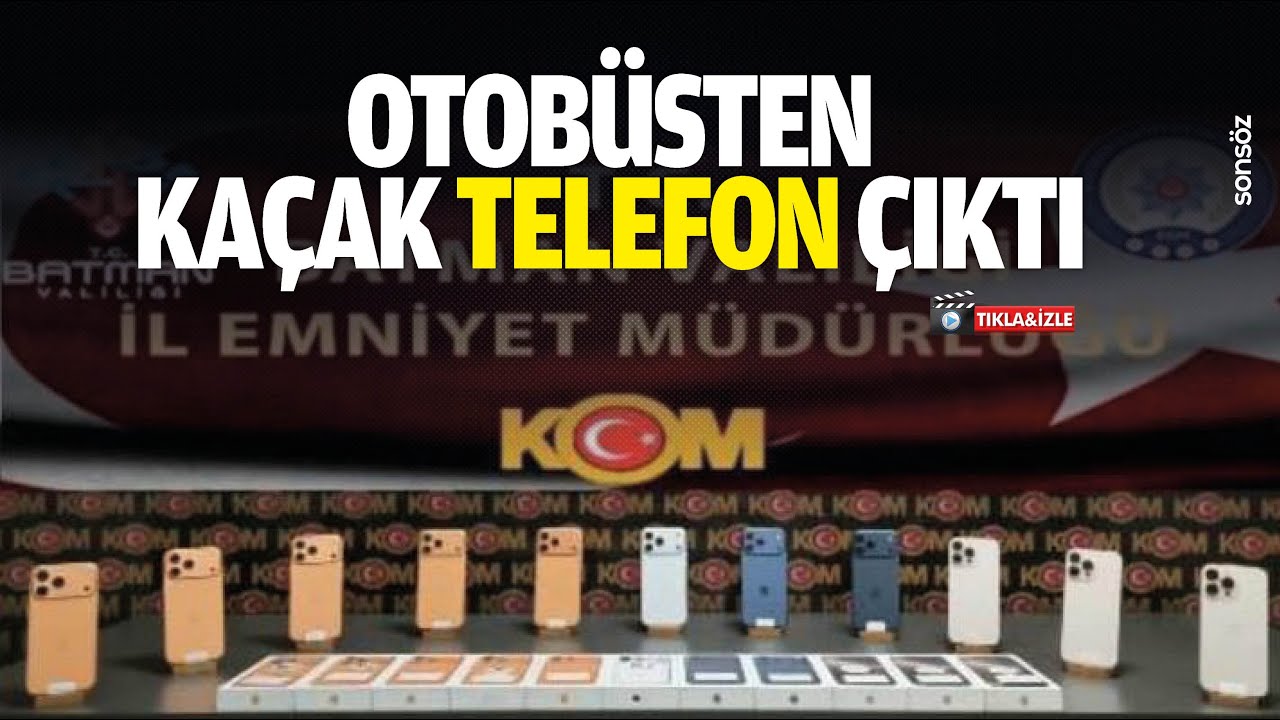 Otob&uuml;sten ka&ccedil;ak telefon &ccedil;ıktı