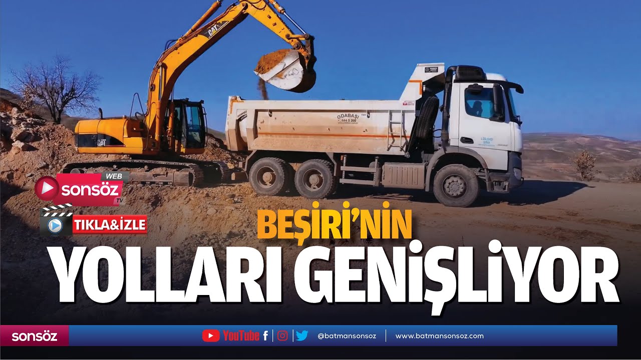 Beşiri&rsquo;nin yolları genişliyor
