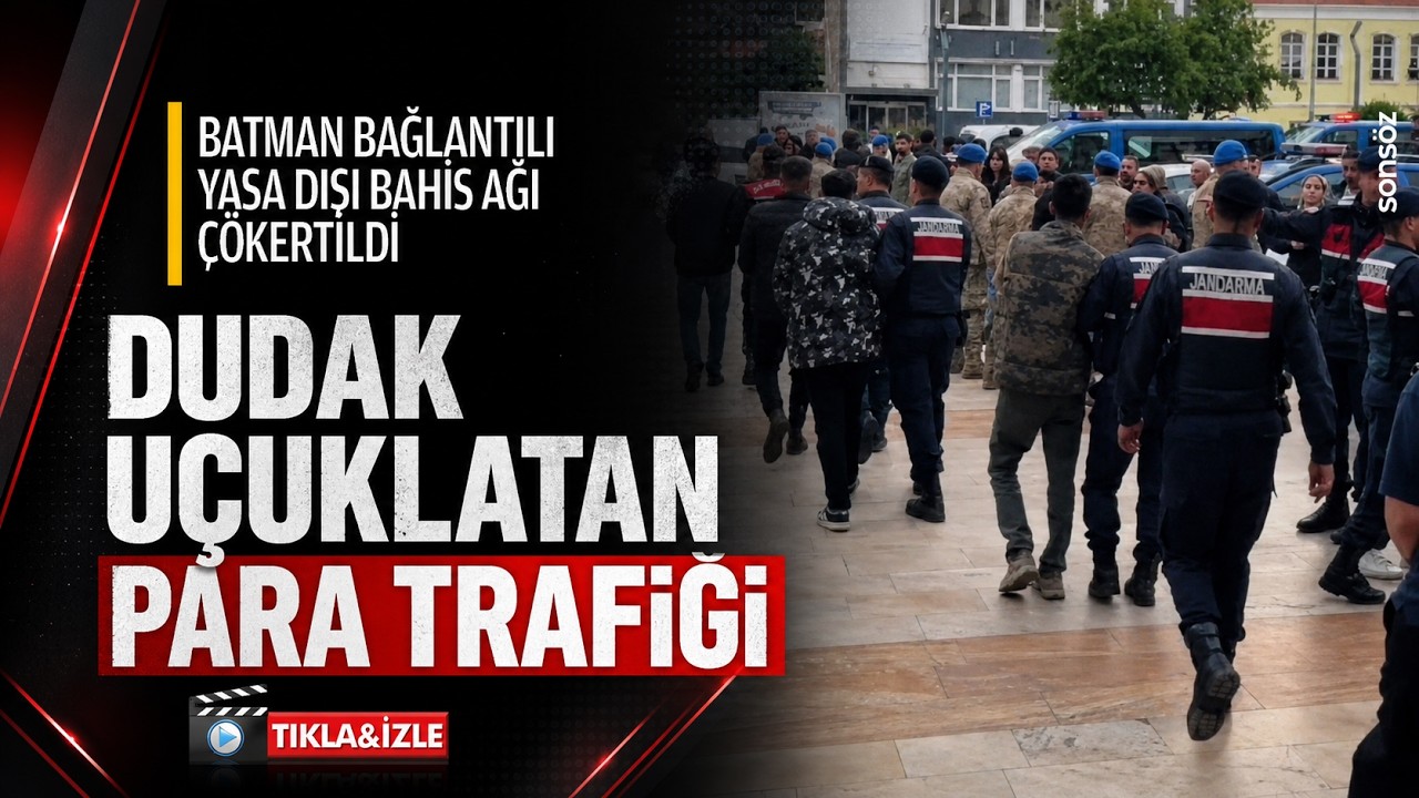 Batman bağlantılı yasa dışı bahis ağı &ccedil;&ouml;kertildi