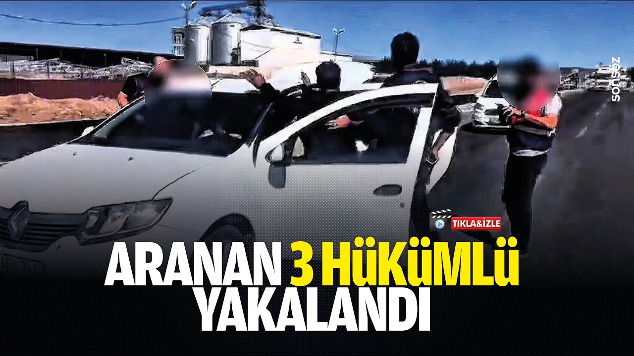 Batman&rsquo;da aranan 3 h&uuml;k&uuml;ml&uuml; yakalandı