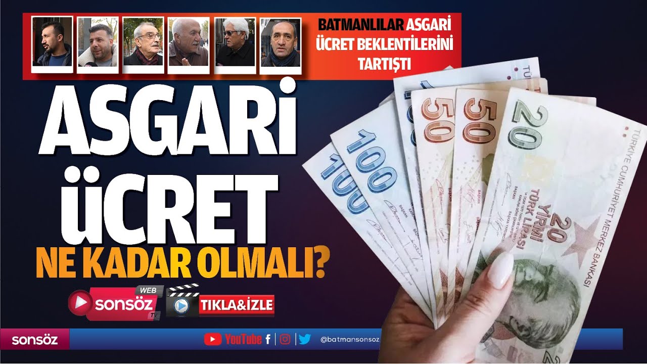 Batmanlılar asgari &uuml;cret beklentilerini tartıştı! Asgari &uuml;cret ne kadar olmalı?