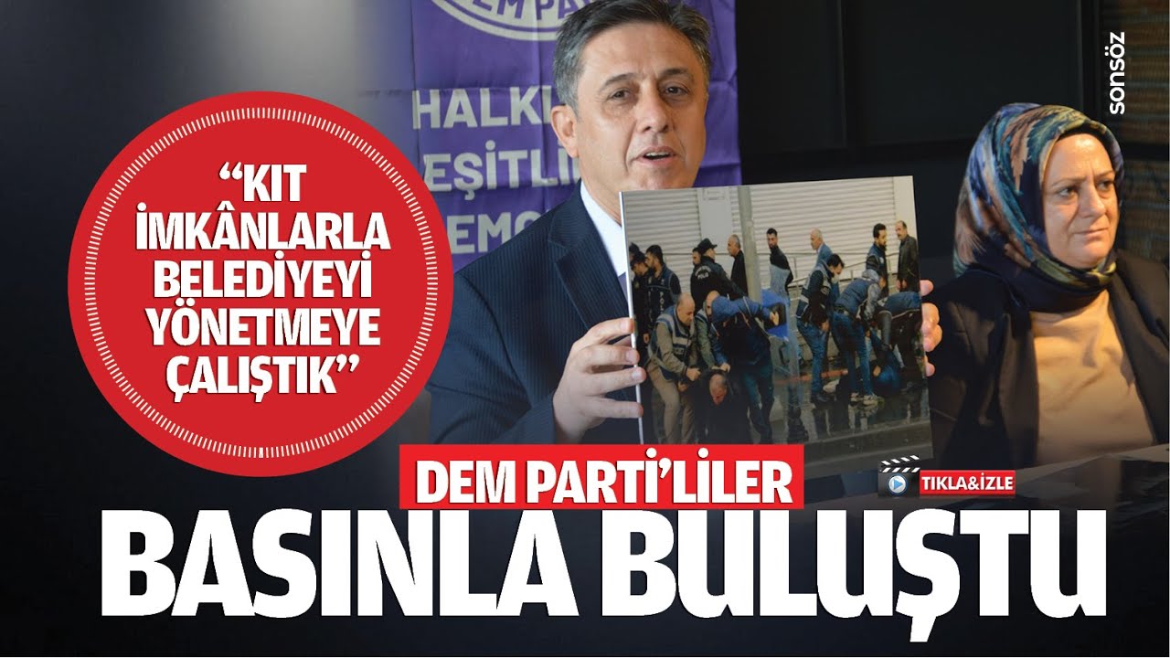 DEM Parti&rsquo;liler, basınla buluştu