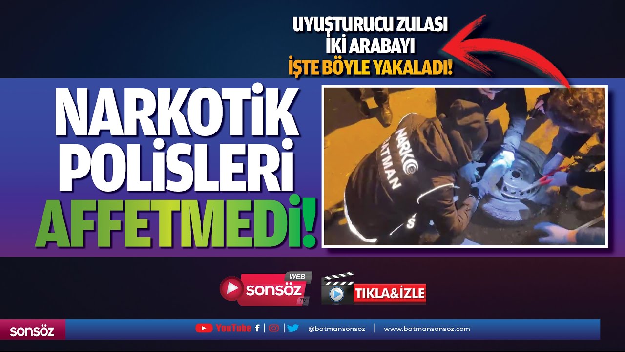 Narkotik polisleri affetmedi! Uyuşturucu zulası iki arabayı işte b&ouml;yle yakaladı!