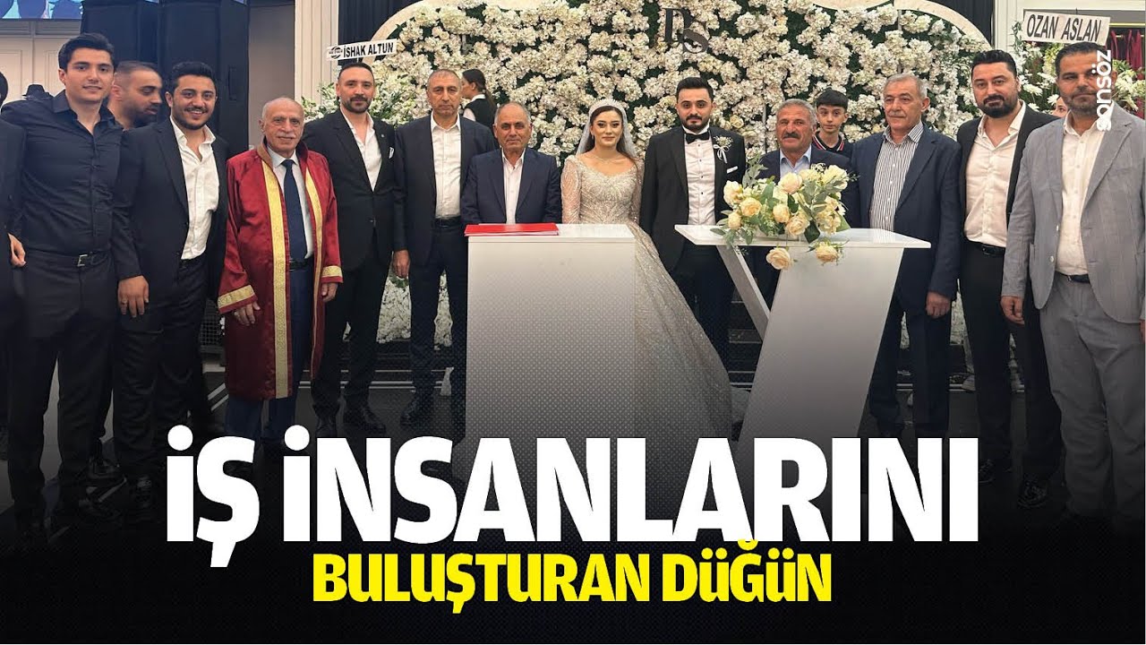 İş insanlarını buluşturan d&uuml;ğ&uuml;n