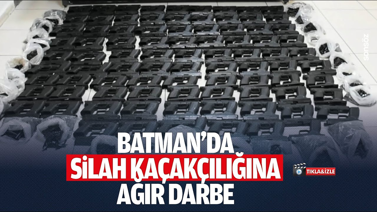 Batman&rsquo;da silah ka&ccedil;ak&ccedil;ılığına ağır darbe