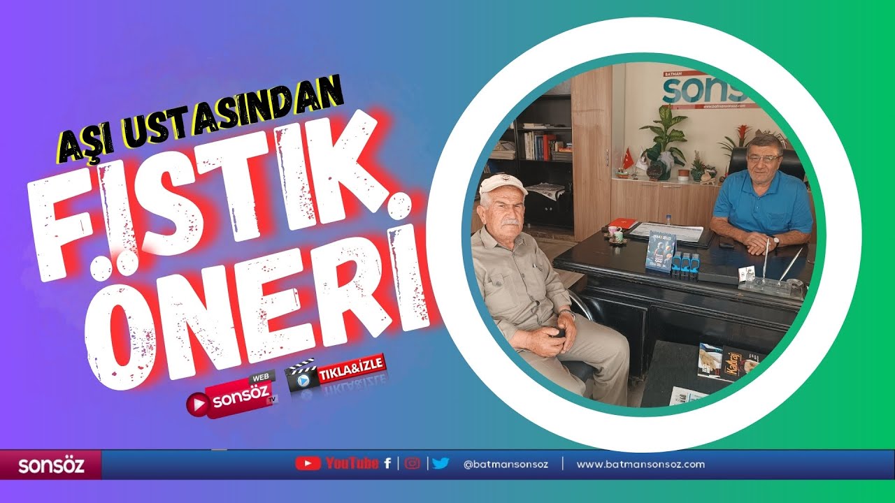 Aşı ustasından fıstık &ouml;neri&hellip;