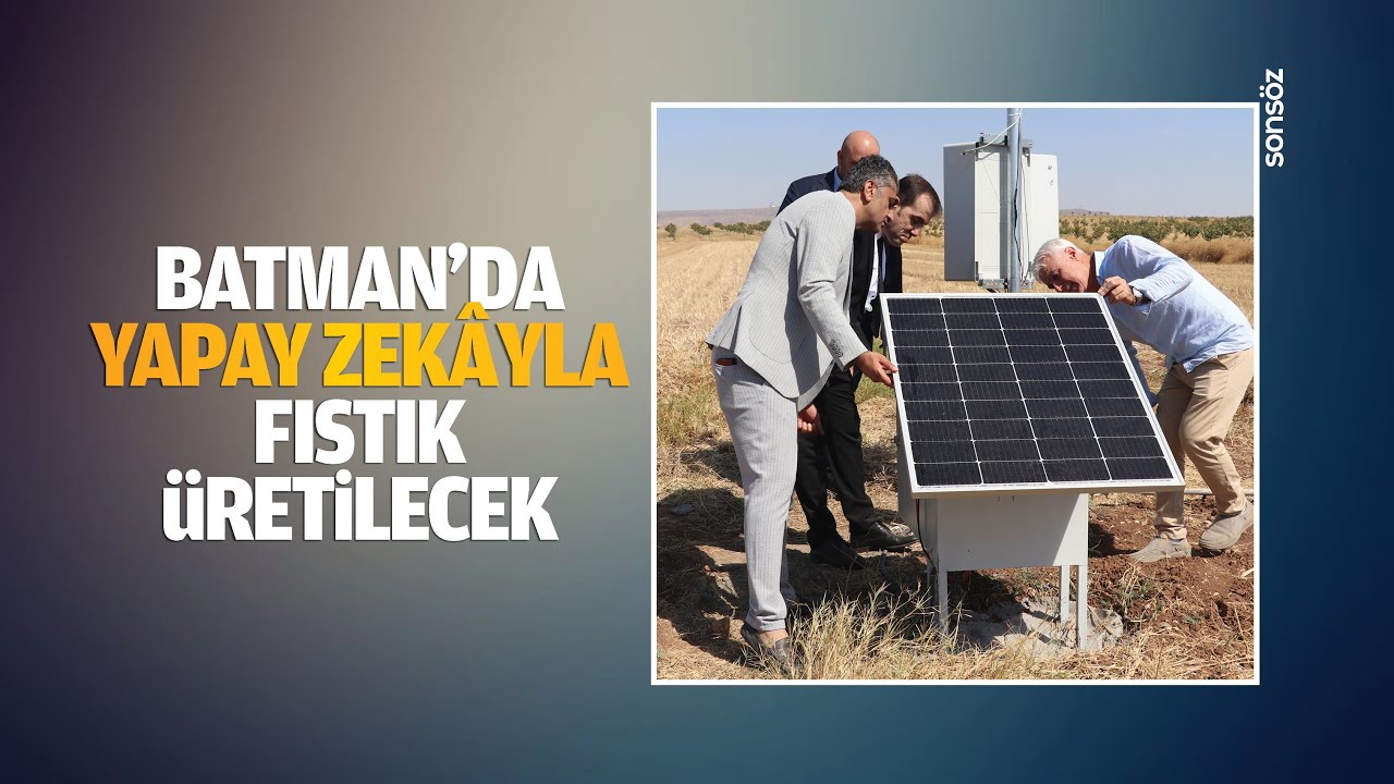 Batman&rsquo;da yapay zek&acirc;yla fıstık &uuml;retilecek