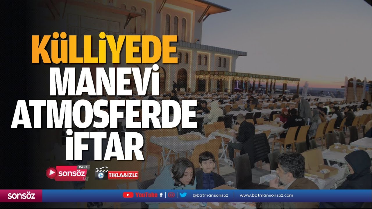K&uuml;lliyede manevi atmosferde iftar