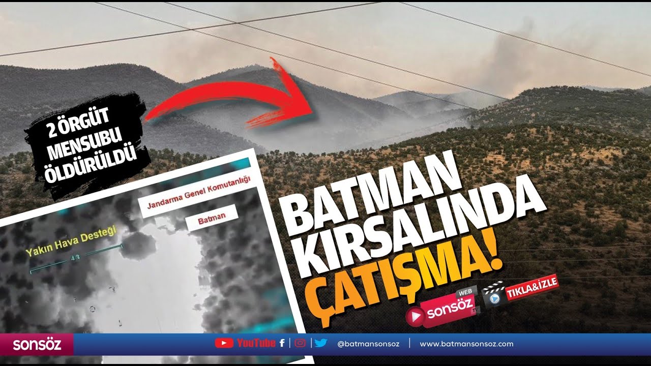 Batman kırsalında &ccedil;atışma! 2 &ouml;rg&uuml;t mensubu &ouml;ld&uuml;r&uuml;ld&uuml;