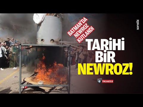 Batman&rsquo;da Newroz kutlandı; Tarihi bir Newroz&hellip;