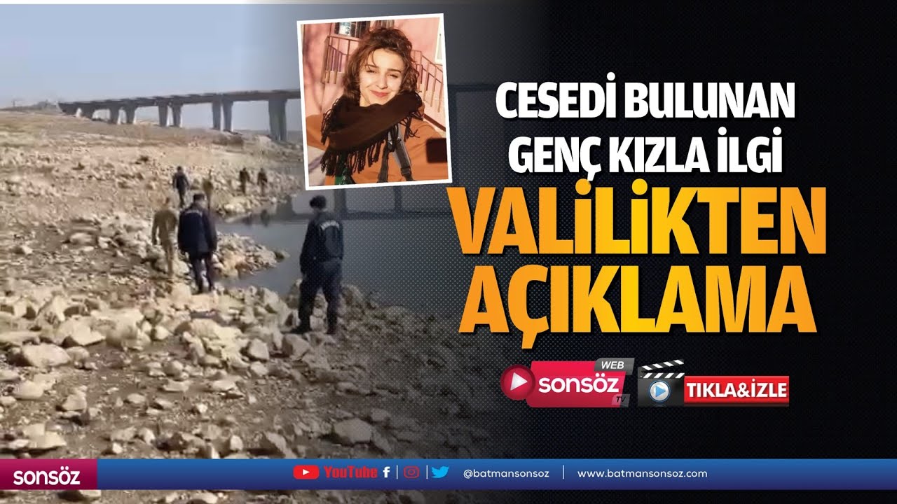 Valilik, bulunan cesetle ilgili a&ccedil;ıklama yaptı