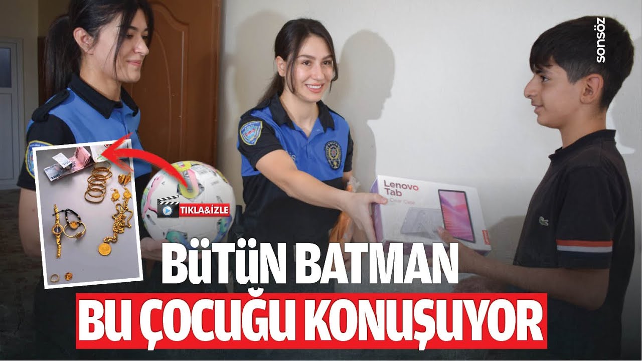 B&uuml;t&uuml;n Batman bu &ccedil;ocuğu konuşuyor