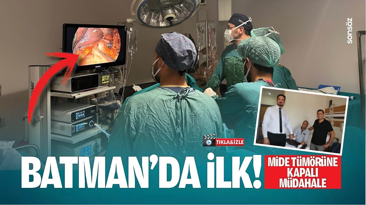 Batman&rsquo;da ilk; Mide t&uuml;m&ouml;r&uuml;ne kapalı m&uuml;dahale&hellip;