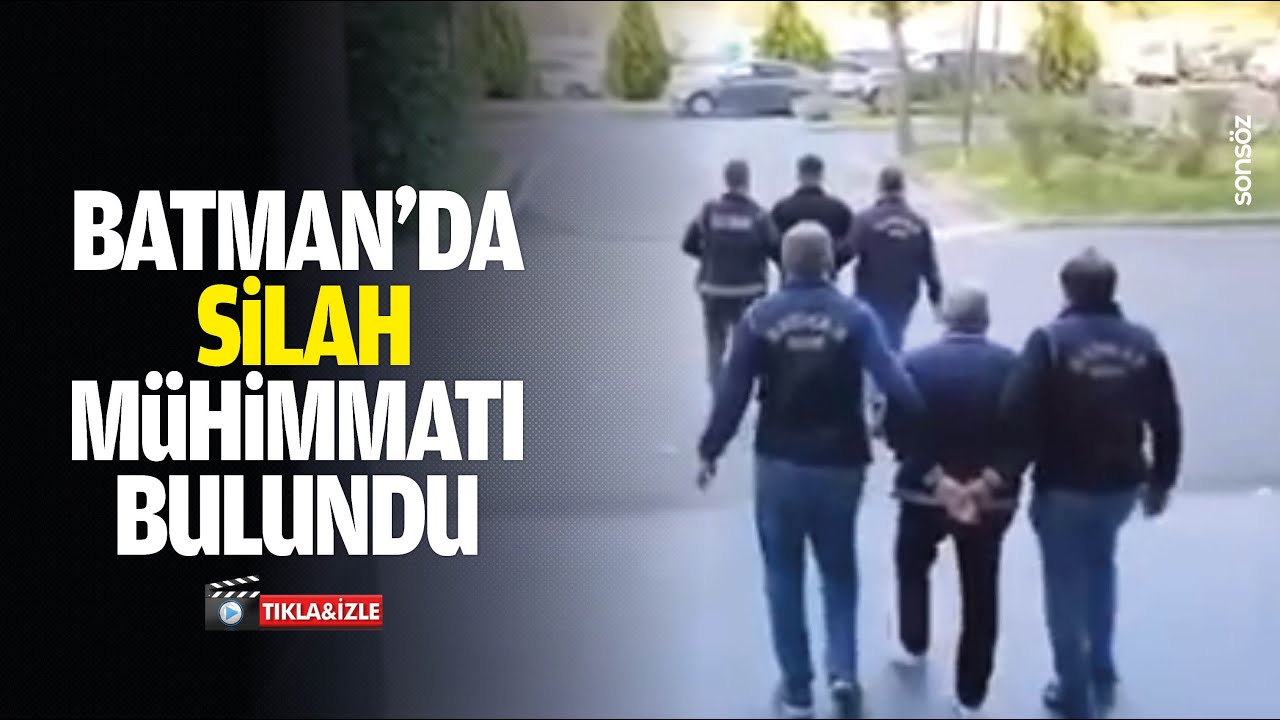 Batman&rsquo;da silah m&uuml;himmatı bulundu