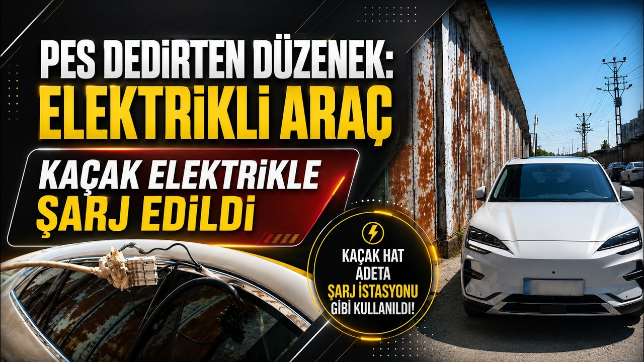Pes dedirten olay: Ka&ccedil;ak elektrikle ara&ccedil; şarj istasyonu