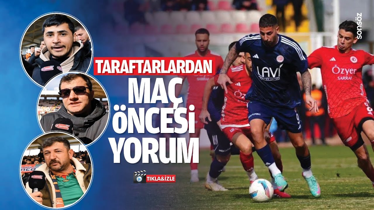 Taraftarlardan ma&ccedil; &ouml;ncesi yorum