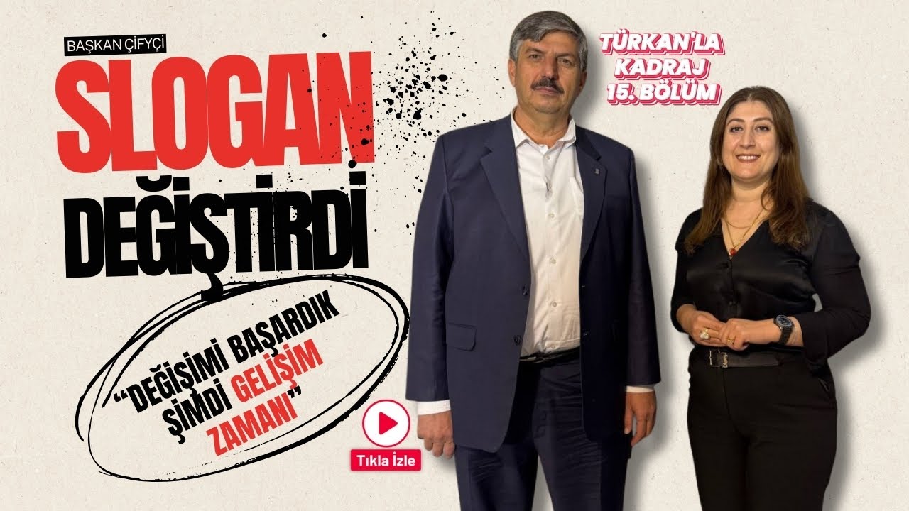 Esnaf Başkanı &Ccedil;ift&ccedil;i, slogan değiştirdi: &ldquo;Değişimi başardık, şimdi gelişim zamanı&rdquo;