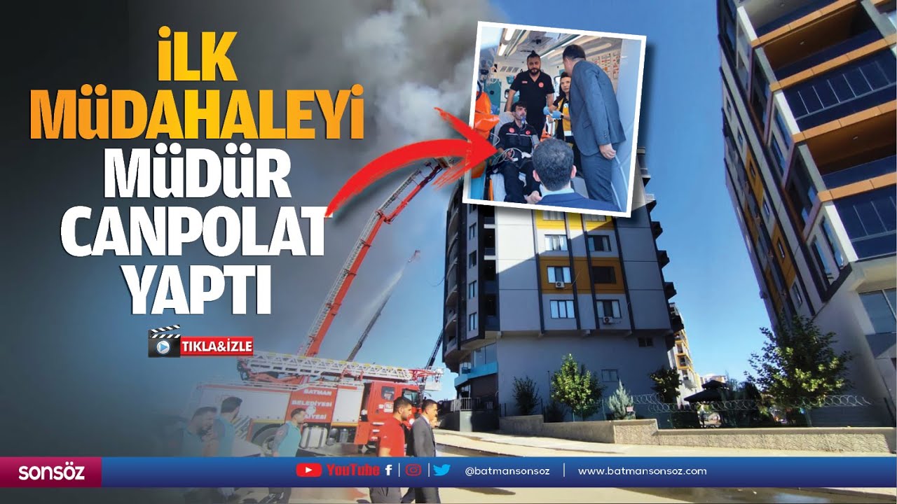 İlk m&uuml;dahaleyi M&uuml;d&uuml;r Canpolat yaptı