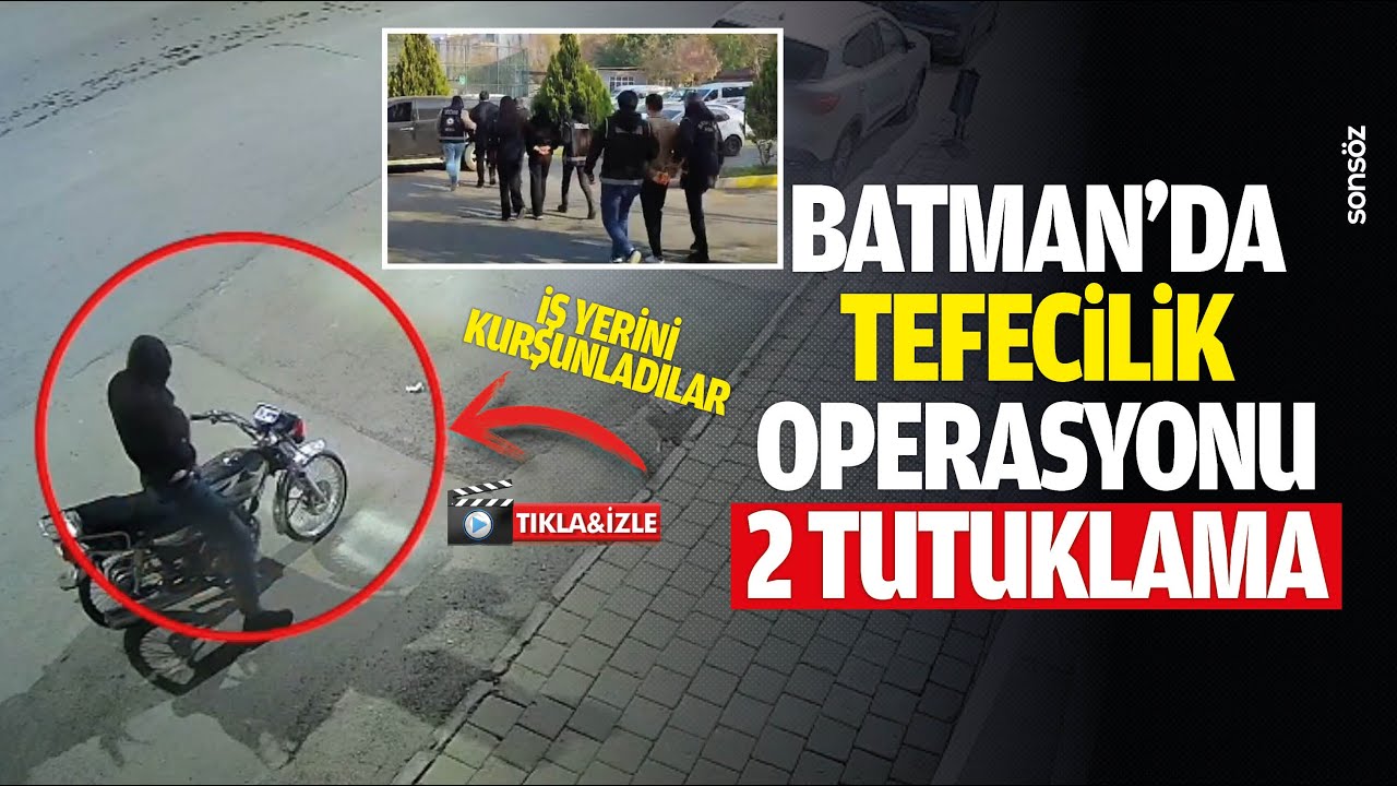 Batman&rsquo;da tefecilik operasyonu: 2 tutuklama