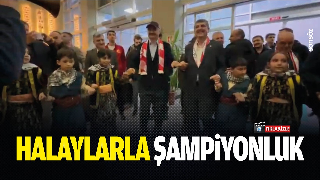 Halaylarla şampiyonluk&hellip;