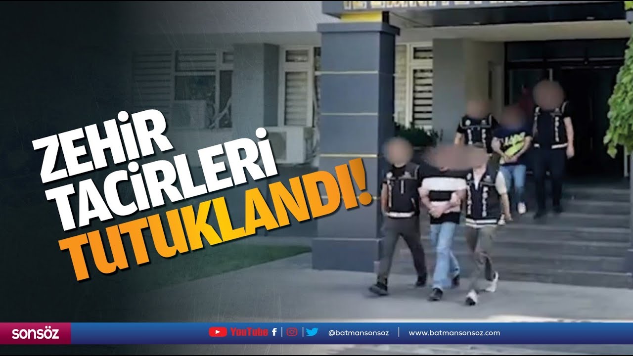 Zehir tacirleri tutuklandı!