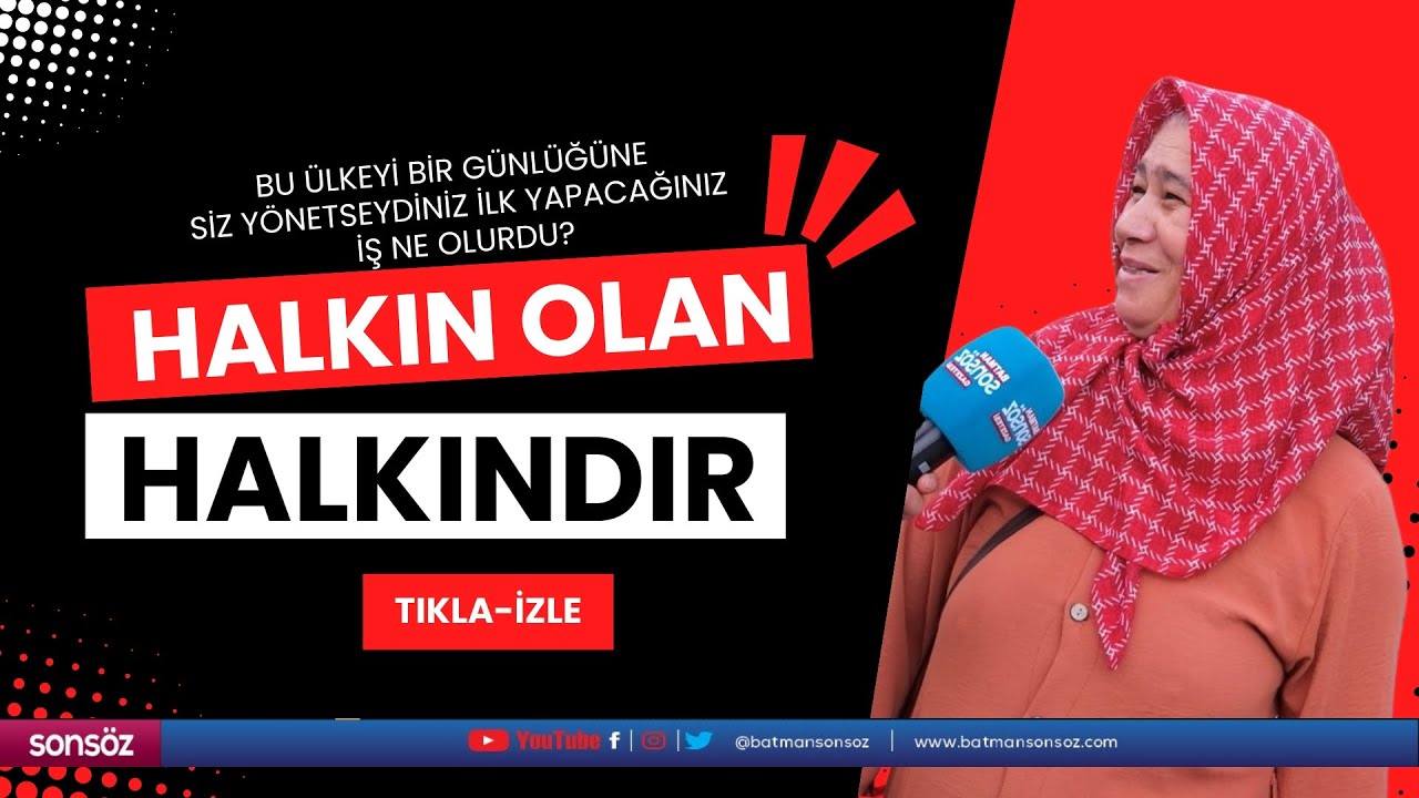 &lsquo;Halkın olan, halkındır&rsquo;
