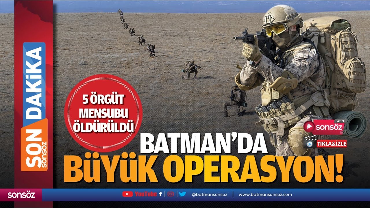 Batman&rsquo;da b&uuml;y&uuml;k operasyon! 5 &ouml;rg&uuml;t mensubu &ouml;ld&uuml;r&uuml;ld&uuml;